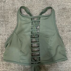 Women’s bathing suit army green- never worn